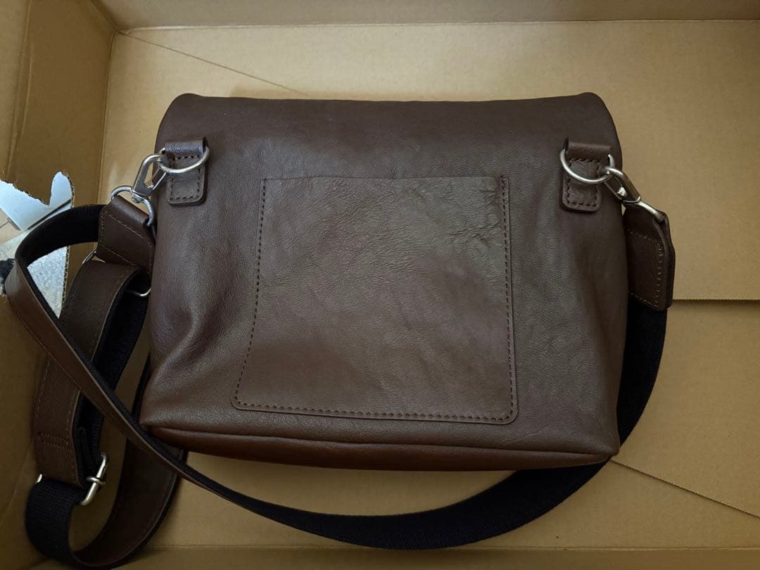 新進工房 パン屋の紙袋風バッグ マルシェ　チョコ