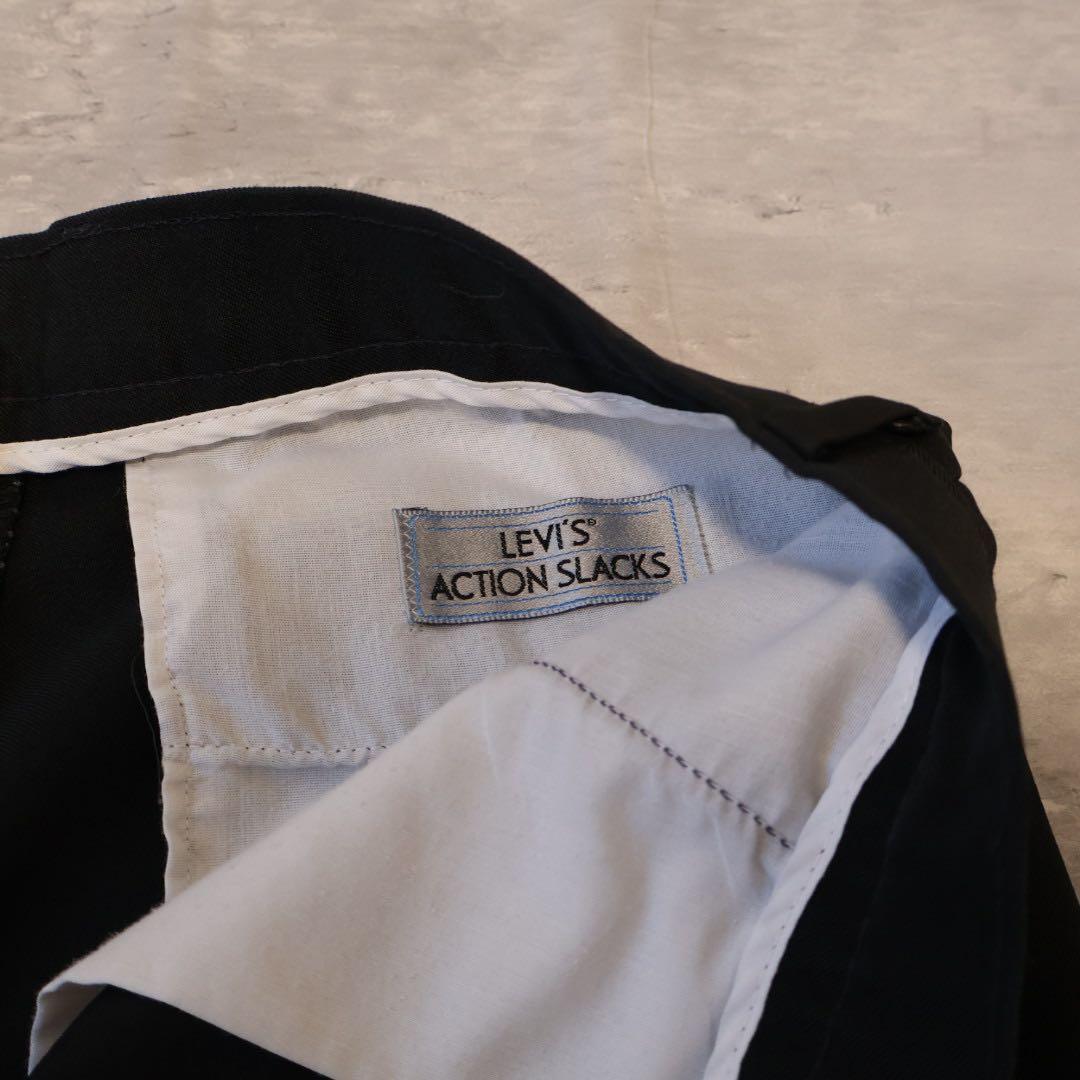 USA製｜90s｜リーバイス｜アクションスラックス｜34×29｜ブラック