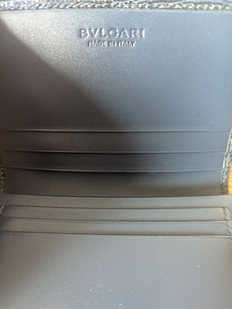 BVLGARI リザードレザー 名刺入れ