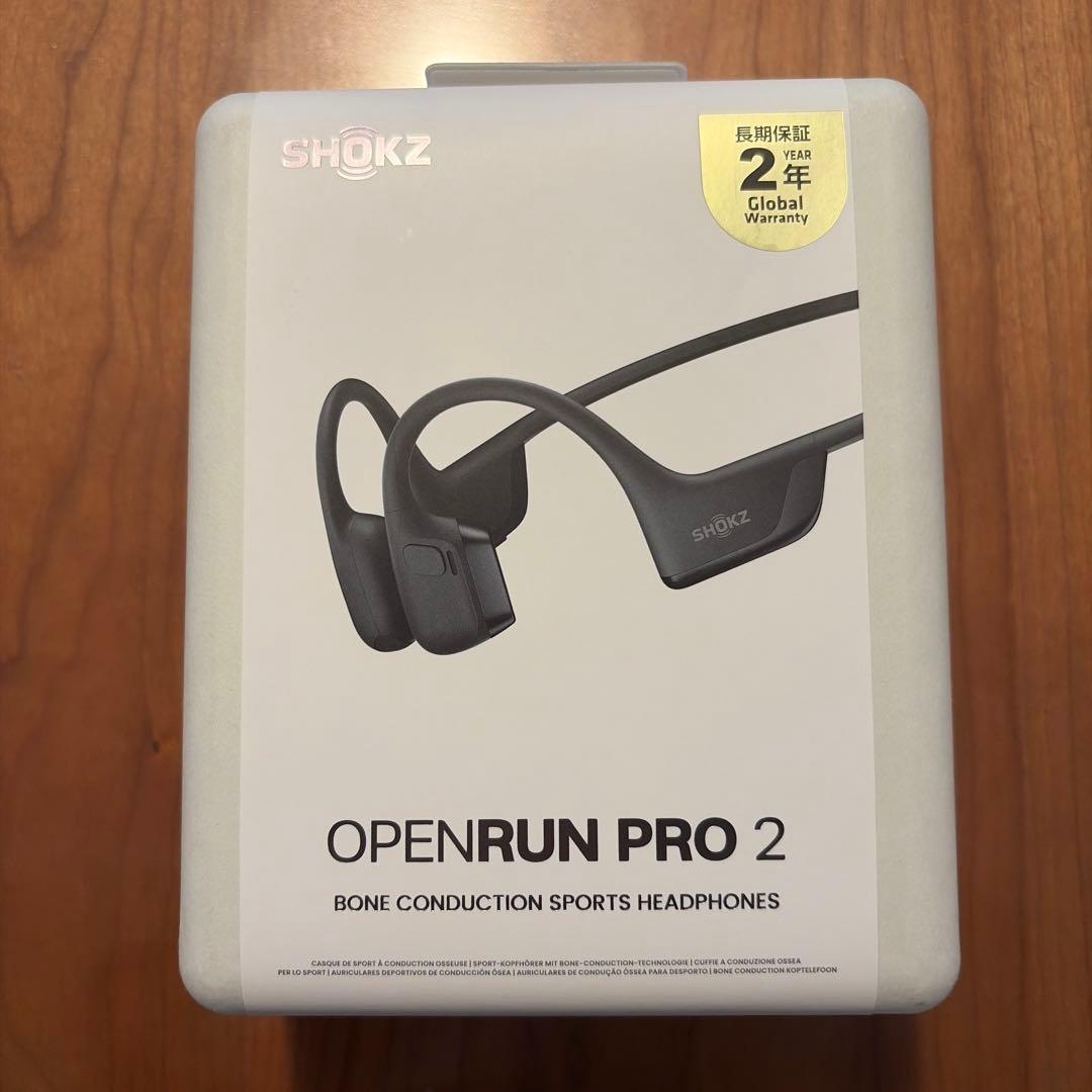 新品Shokz (ショックス)OpenRunPro2 骨伝導イヤホン ワイヤレス