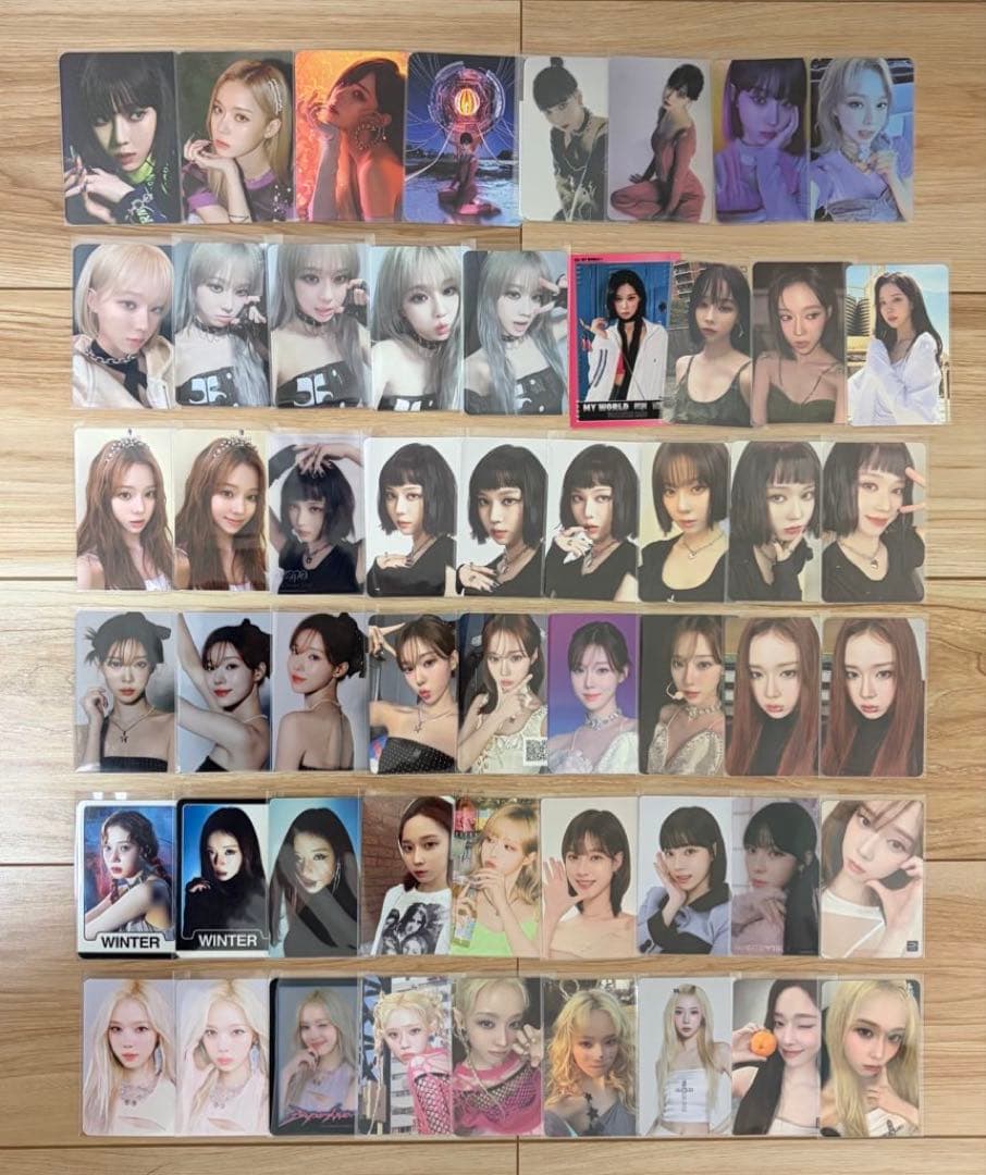 aespa ウィンター ニンニン トレカまとめ売り