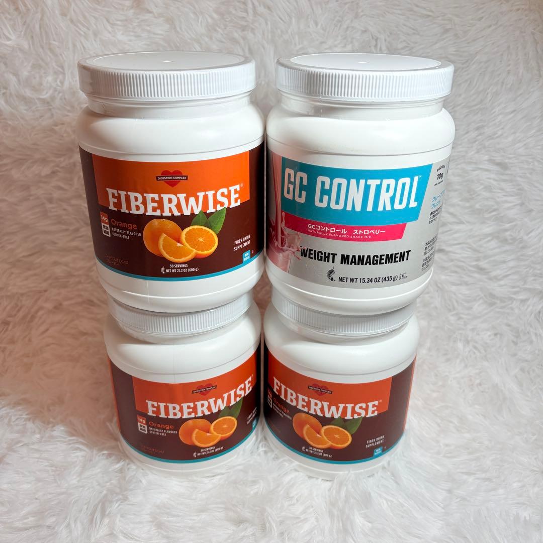 GC CONTROL ストロベリー &ファイバーワイズ糖類無添加ベリーフレーバー