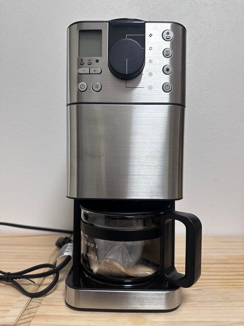 【新品・未使用】無印良品 豆から挽けるコーヒーメーカー MJ-CM1