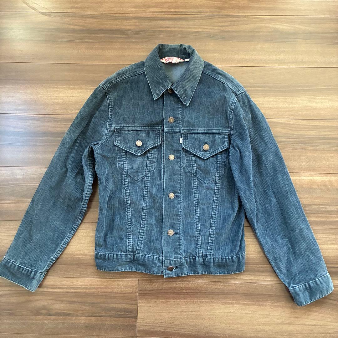 70s リーバイス Levi's 70505 コーデュロイ ネイビー　USA