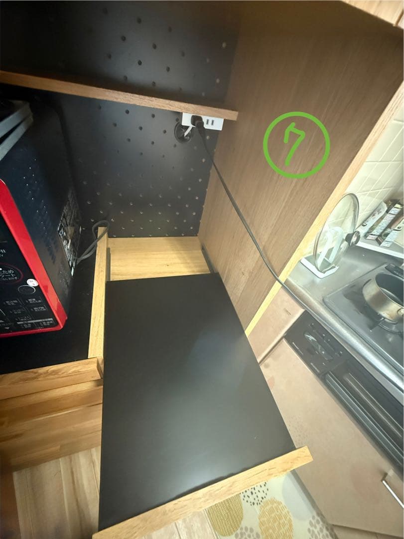 「ヤフオクは傷あるもので6万です！」【お買い得】オクタハウタ　キッチン収納105