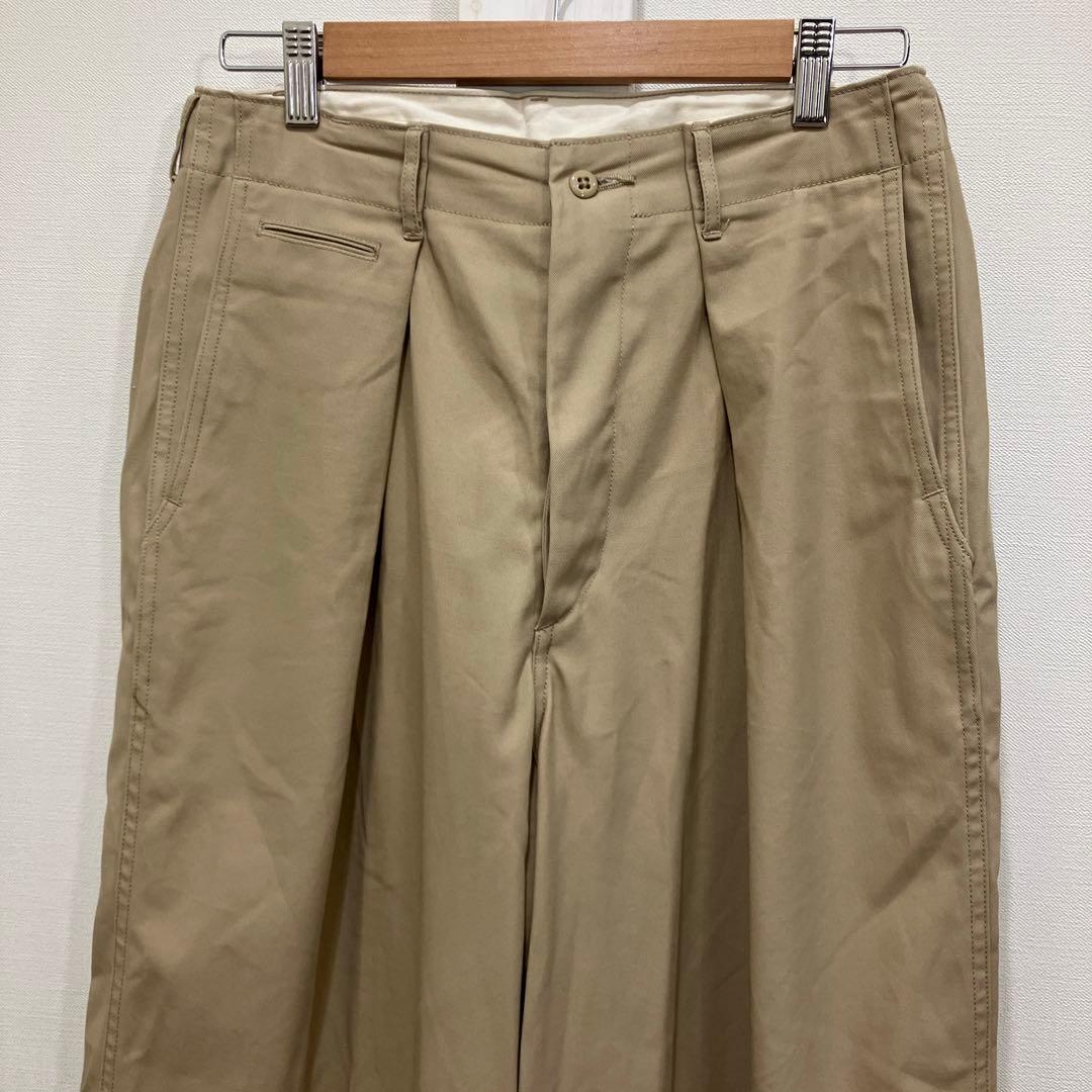 パンツ MARKAWARE WIDE ORGANIC COTTON DRY TWILL