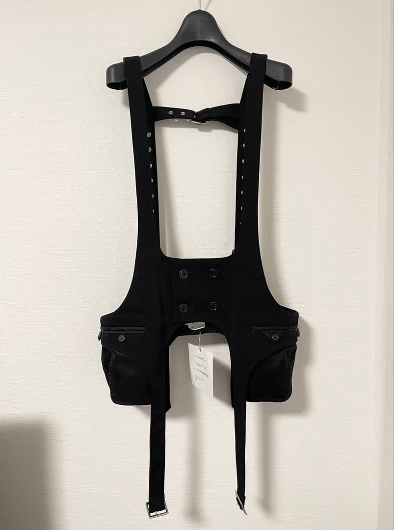 新品2024aw ノワールケイニノミヤ コムデギャルソン 装飾 ハーネス ベスト