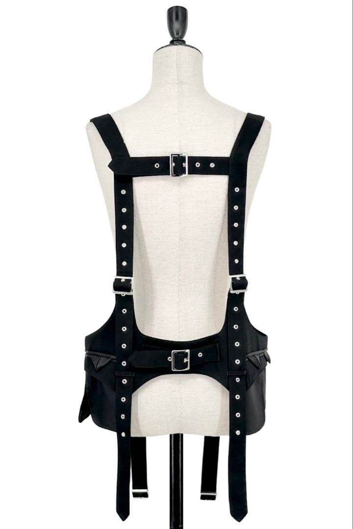 新品2024aw ノワールケイニノミヤ コムデギャルソン 装飾 ハーネス ベスト