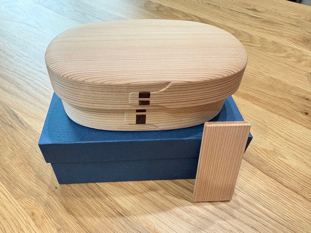 柴田慶信商店　曲げわっぱ　小判弁当箱　小