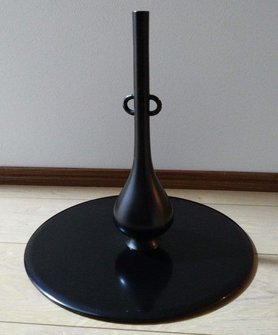 古銅　鶴首花入　耳付き　金谷浄雲　茶道具