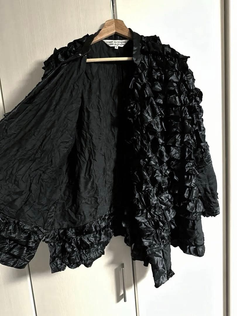 コムデギャルソン ブラックフリルアウター