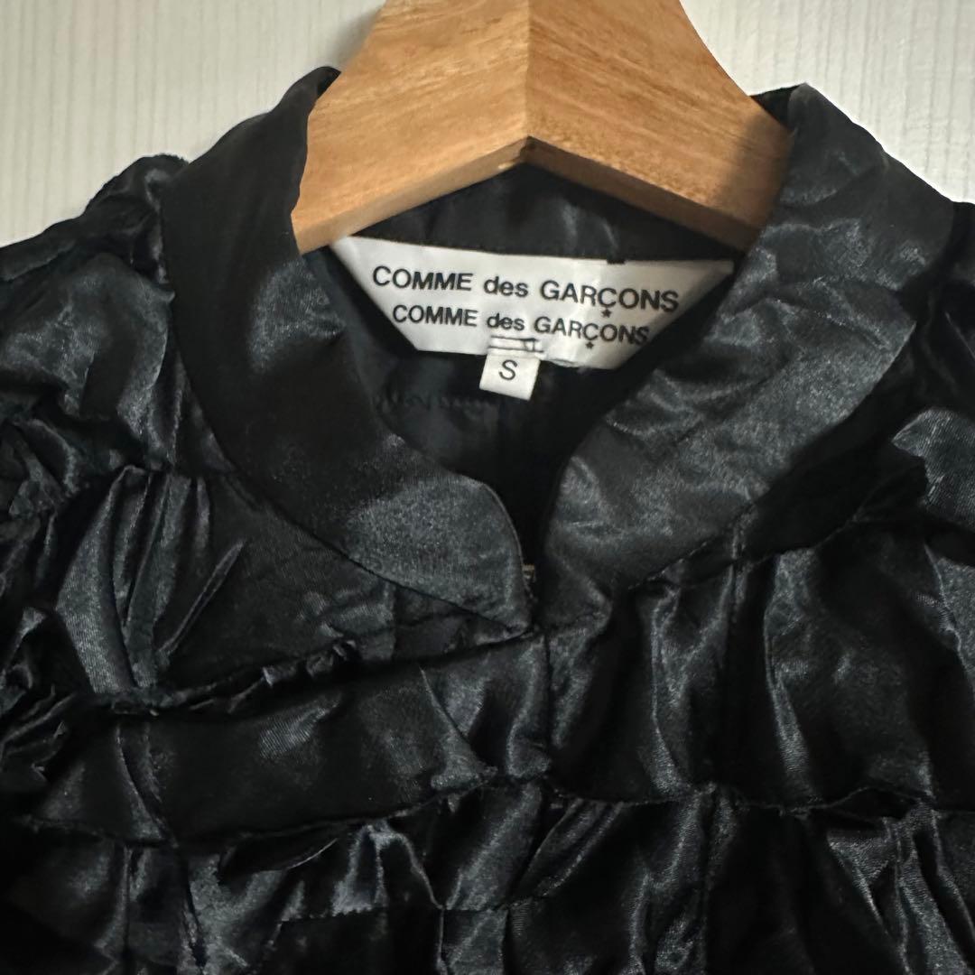 コムデギャルソン ブラックフリルアウター
