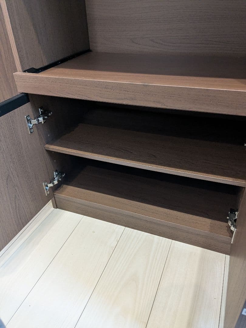 コッコ　ニトリ レンジ台 食器棚 NRE9090G MBR