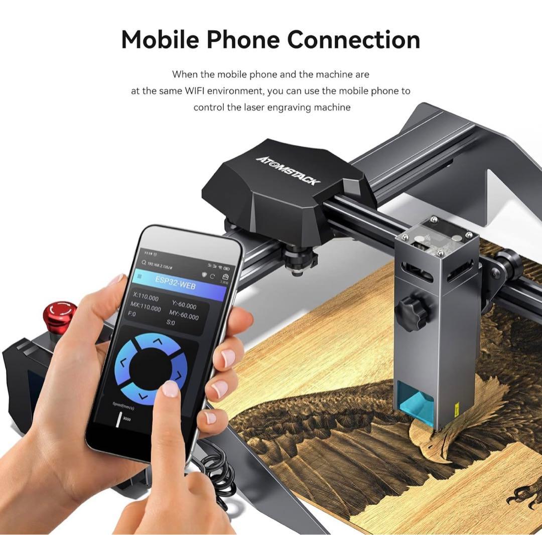 t*.様 ATOMSTACK P9 M50 0.06MM レーザー彫刻機