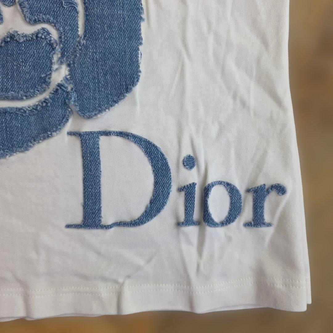 Christian Dior 花柄プリント Tシャツ サイズ36 y16