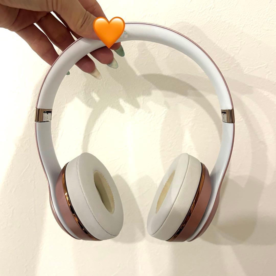 Beats Solo3 ワイヤレスヘッドホン ローズゴールド