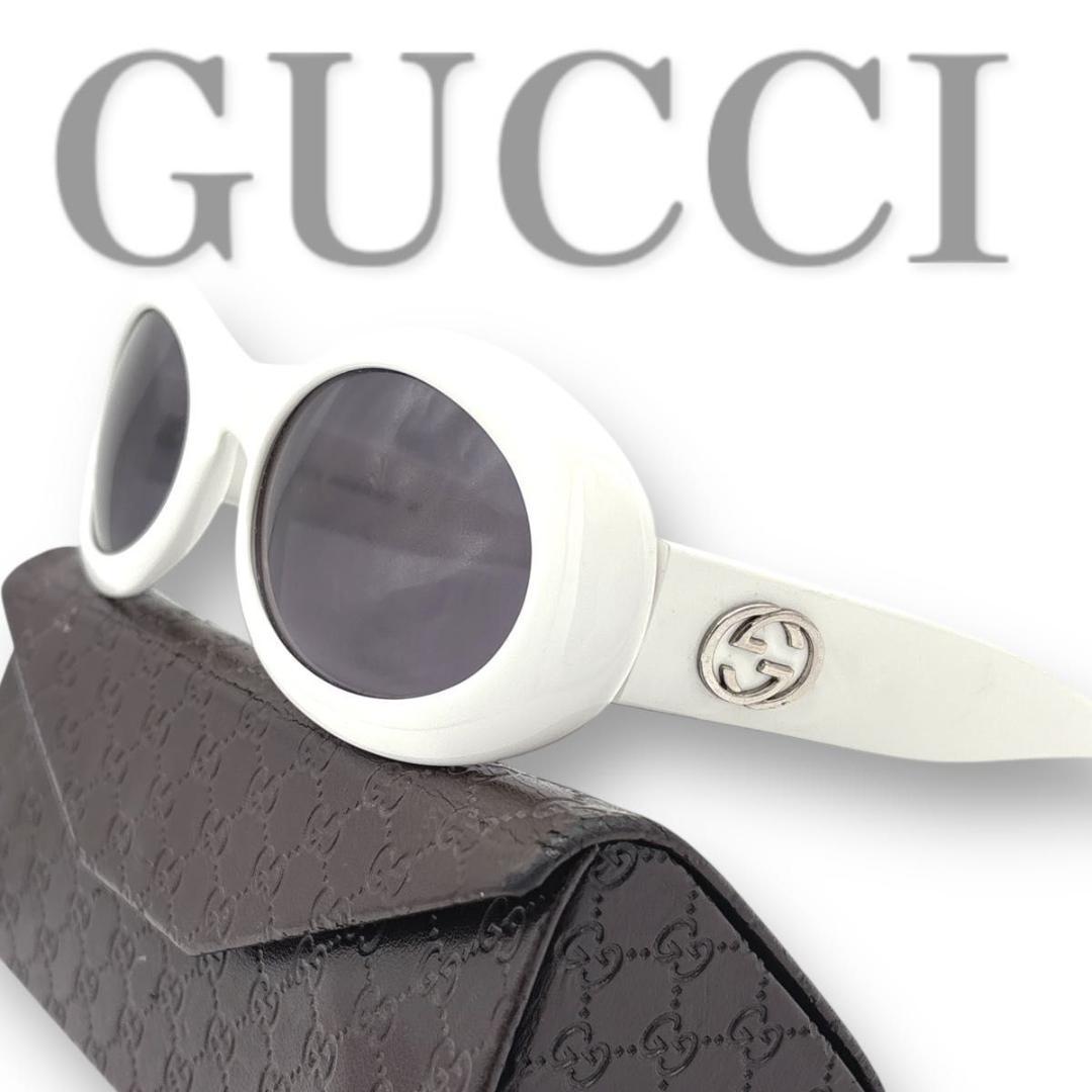 小物 GUCCI sunglasses GG  Cobain white