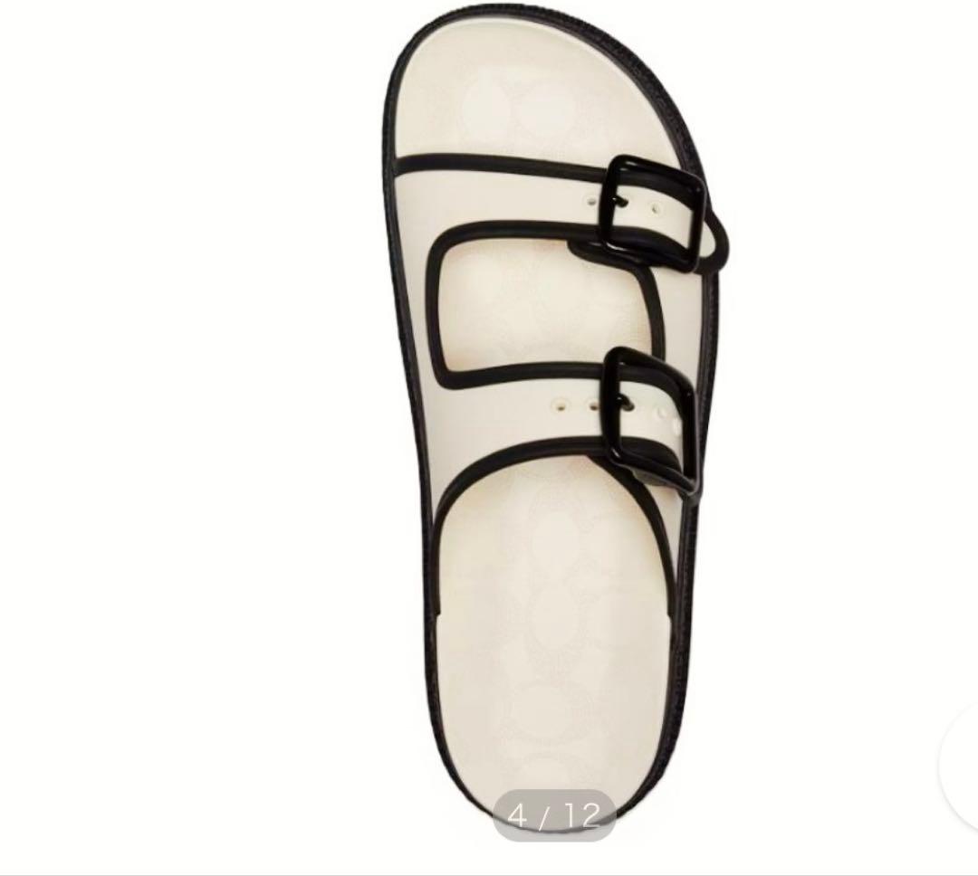 coach未使用　COACH SIGNATURE レイニーサンダル