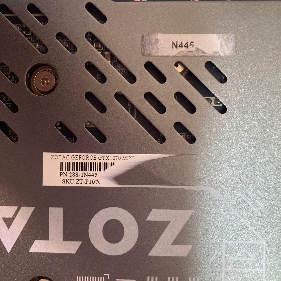 レ*イ様 ZOTAC GEFORCE GTX 1070 MINI