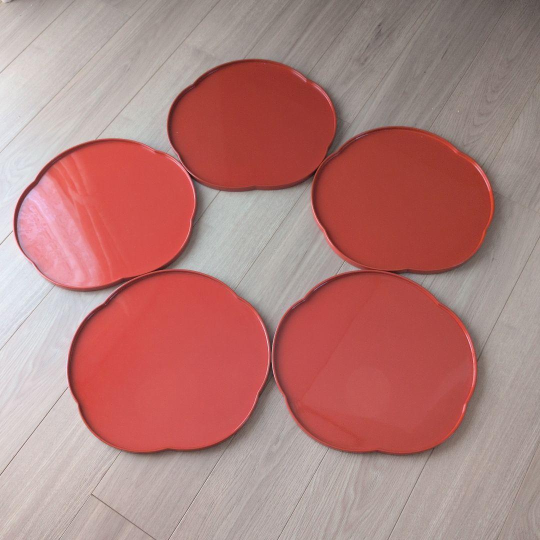 輪島塗慶塚梅型膳　　象彦　山中塗　春慶　越前塗　津軽塗