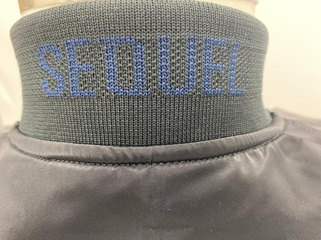 SEQUEL シークエル MA-1 2019 BLACK Lサイズ