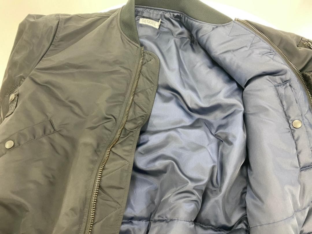 SEQUEL シークエル MA-1 2019 BLACK Lサイズ
