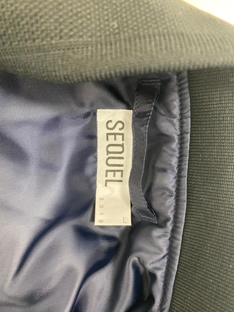 SEQUEL シークエル MA-1 2019 BLACK Lサイズ