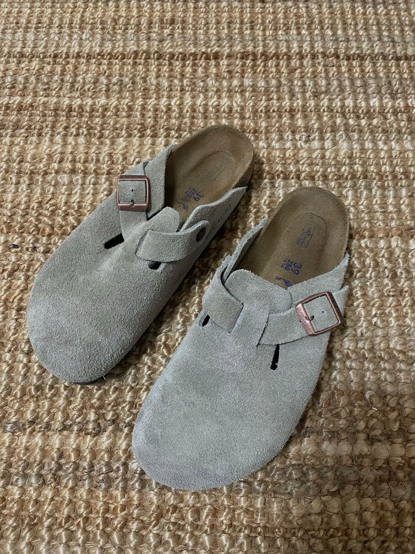 BIRKENSTOCK / Boston スエードレザー トープ　39 ボストン