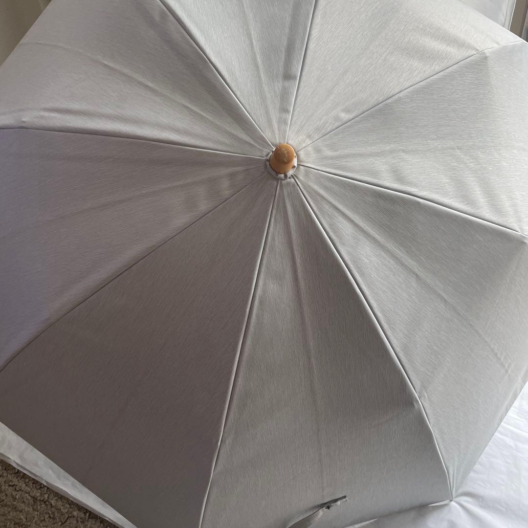 【サンバリア100】折りたたみ日傘　２段折 / moku グレー