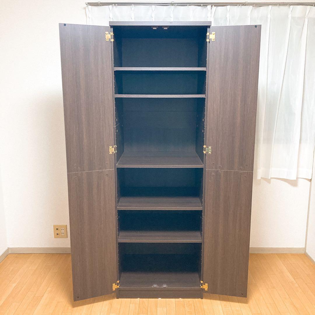 完成品 Lista ロッカー シリーズ 整理タンス タンス 収納 ダークブラウン