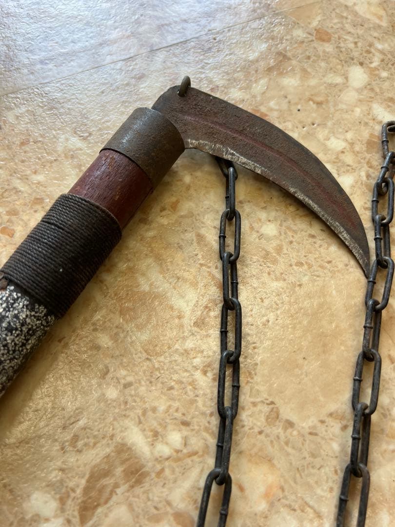 忍者　螺鈿　鎖鎌