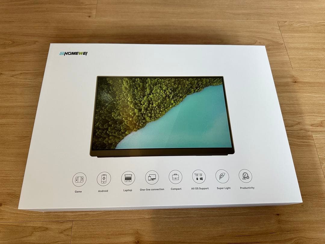 EWEI モバイルモニター 有機EL 4K タッチパネル非対応