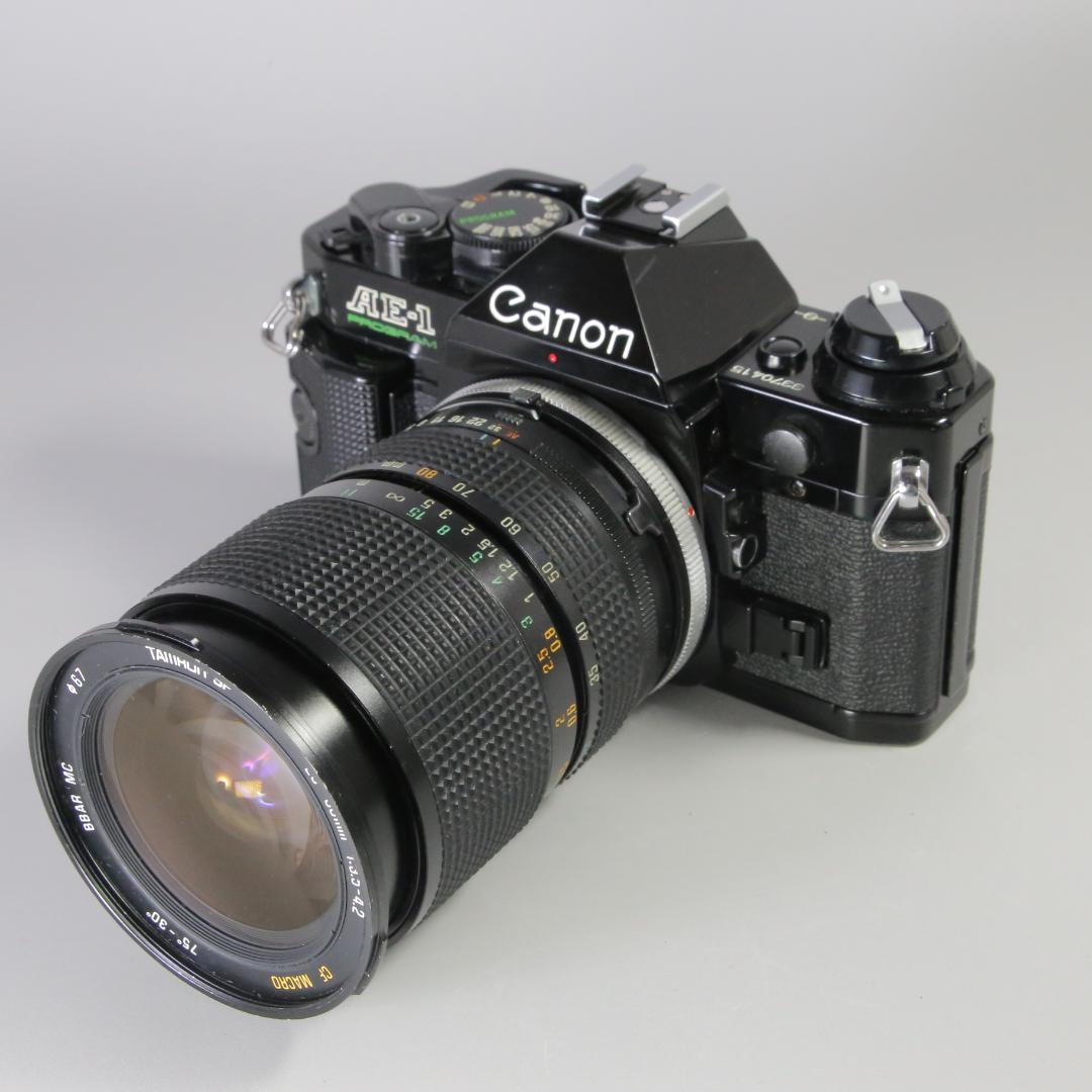 ☆美品☆完全動作 Canon AE-1プログラム　カメラバッグ付き＃180