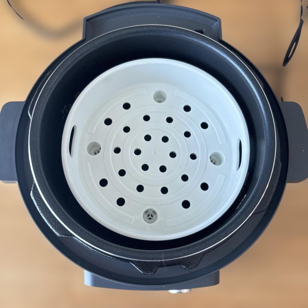 IRIS OHYAMA 電気圧力鍋 中型 ブラック