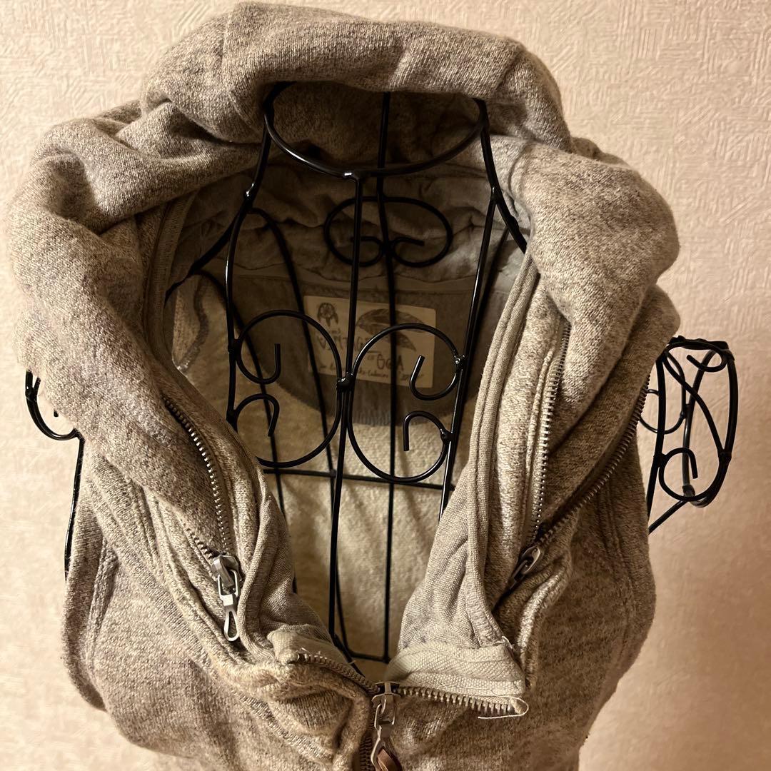 (*)様 goaビックフードグジップアップベスト