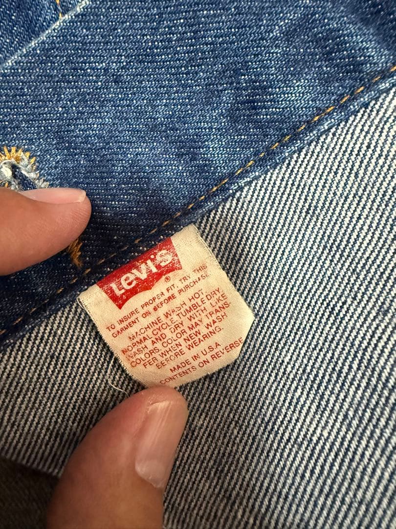 Levi's Gジャン 75006 サイズ42 リーバイス　USA アーカンソー