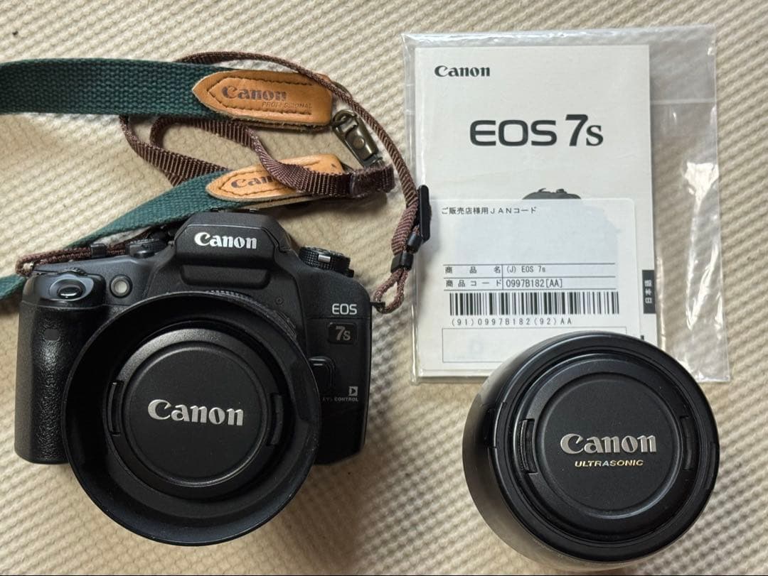 試写済み　取説新品　Canon EOS 7Sフイルムカメラ　視線入力