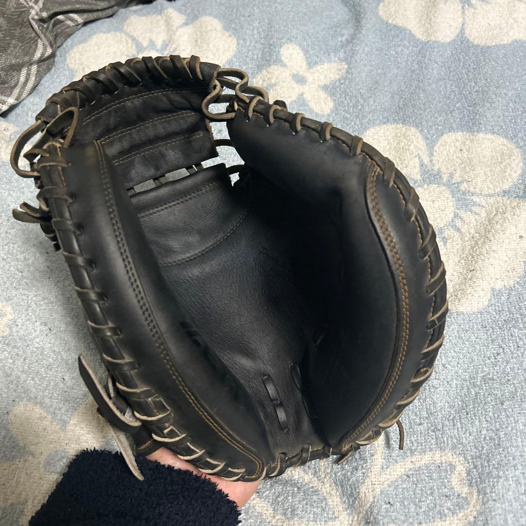 ZETT キャッチャーミット 黒(軟式)