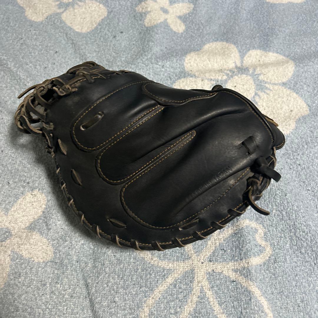 ZETT キャッチャーミット 黒(軟式)