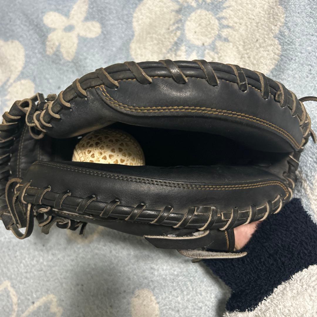 ZETT キャッチャーミット 黒(軟式)