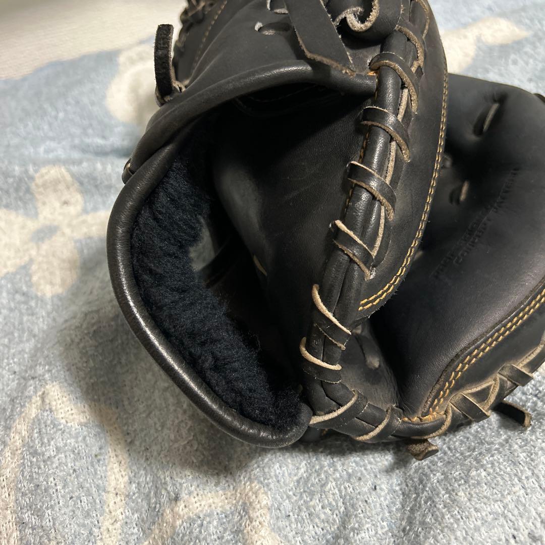 ZETT キャッチャーミット 黒(軟式)