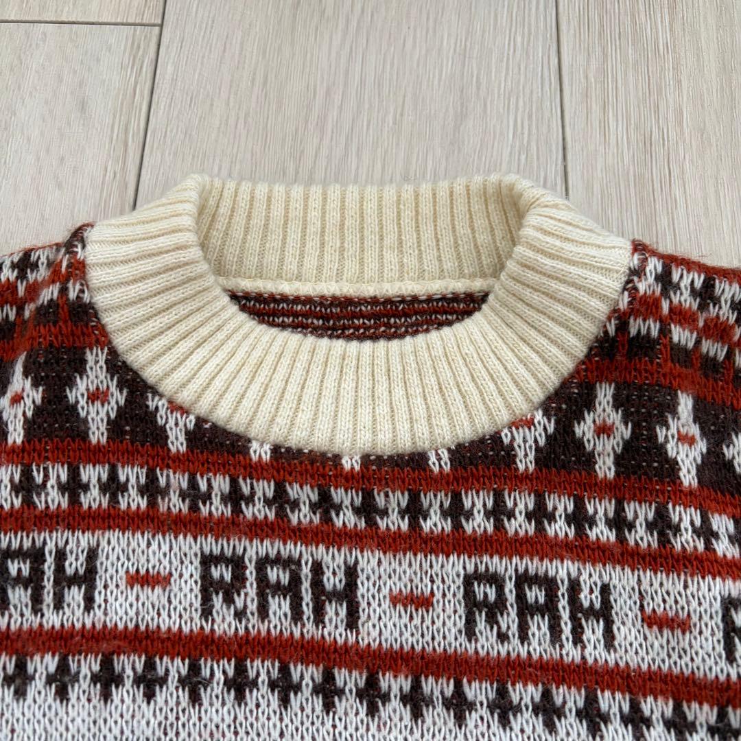 70s スヌーピー ニットセーター　arrow vintage