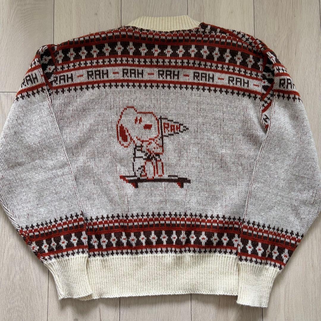 70s スヌーピー ニットセーター　arrow vintage