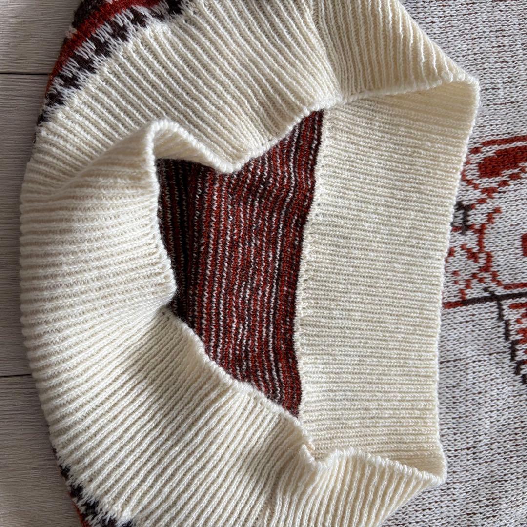 70s スヌーピー ニットセーター　arrow vintage