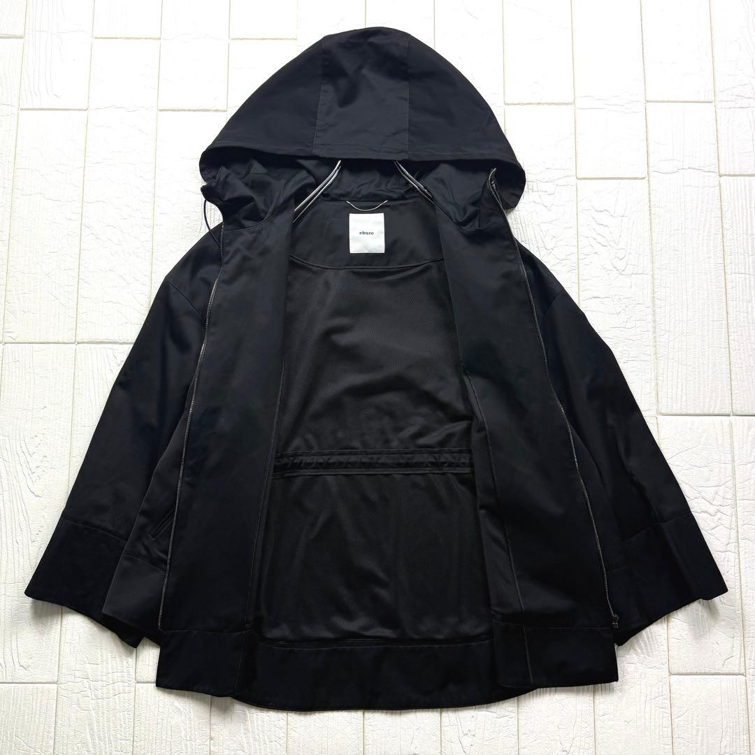 【人気モデル】ebure エブール ジップアップ ブルゾン フーディ パーカー