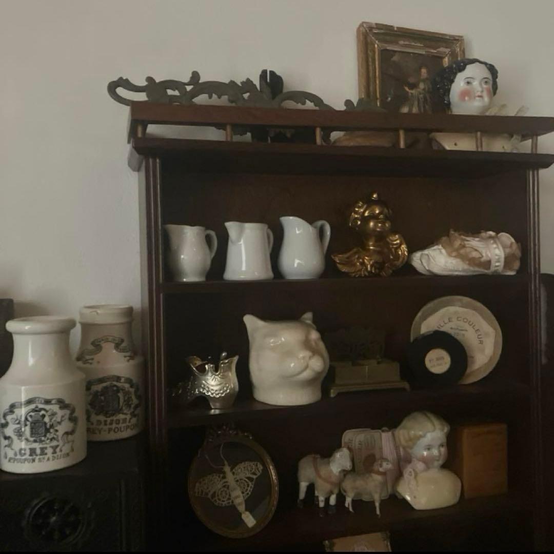 フランスアンティーク猫モチーフ　オブジェ　1930年　アスティエ