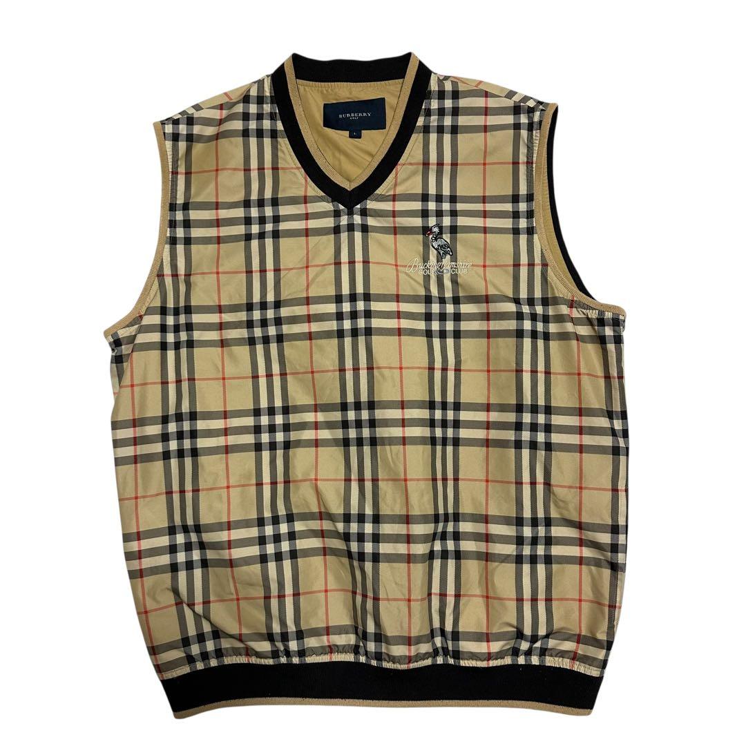 Burberry golf バーバリー ノバチェック ベスト Lサイズ