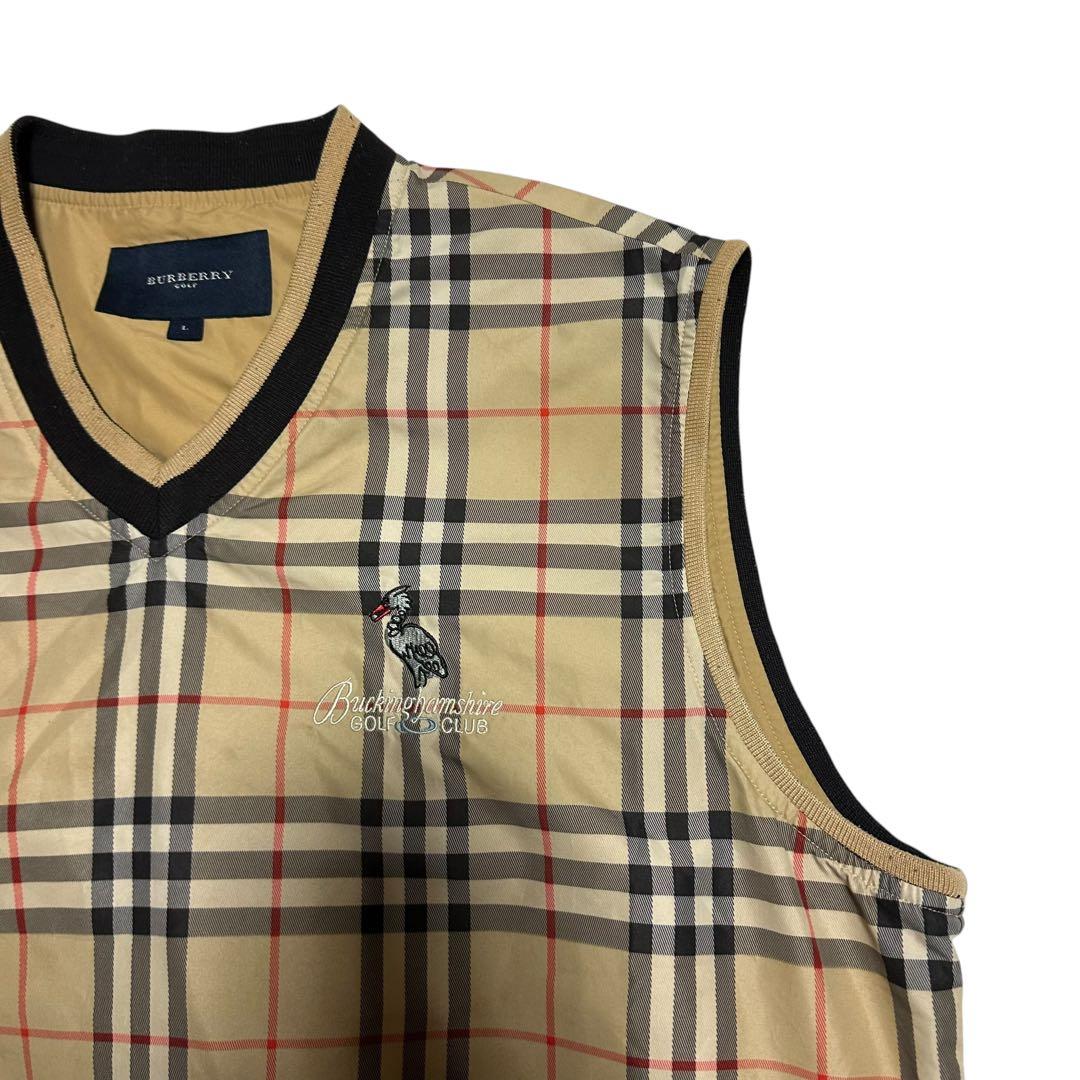 Burberry golf バーバリー ノバチェック ベスト Lサイズ