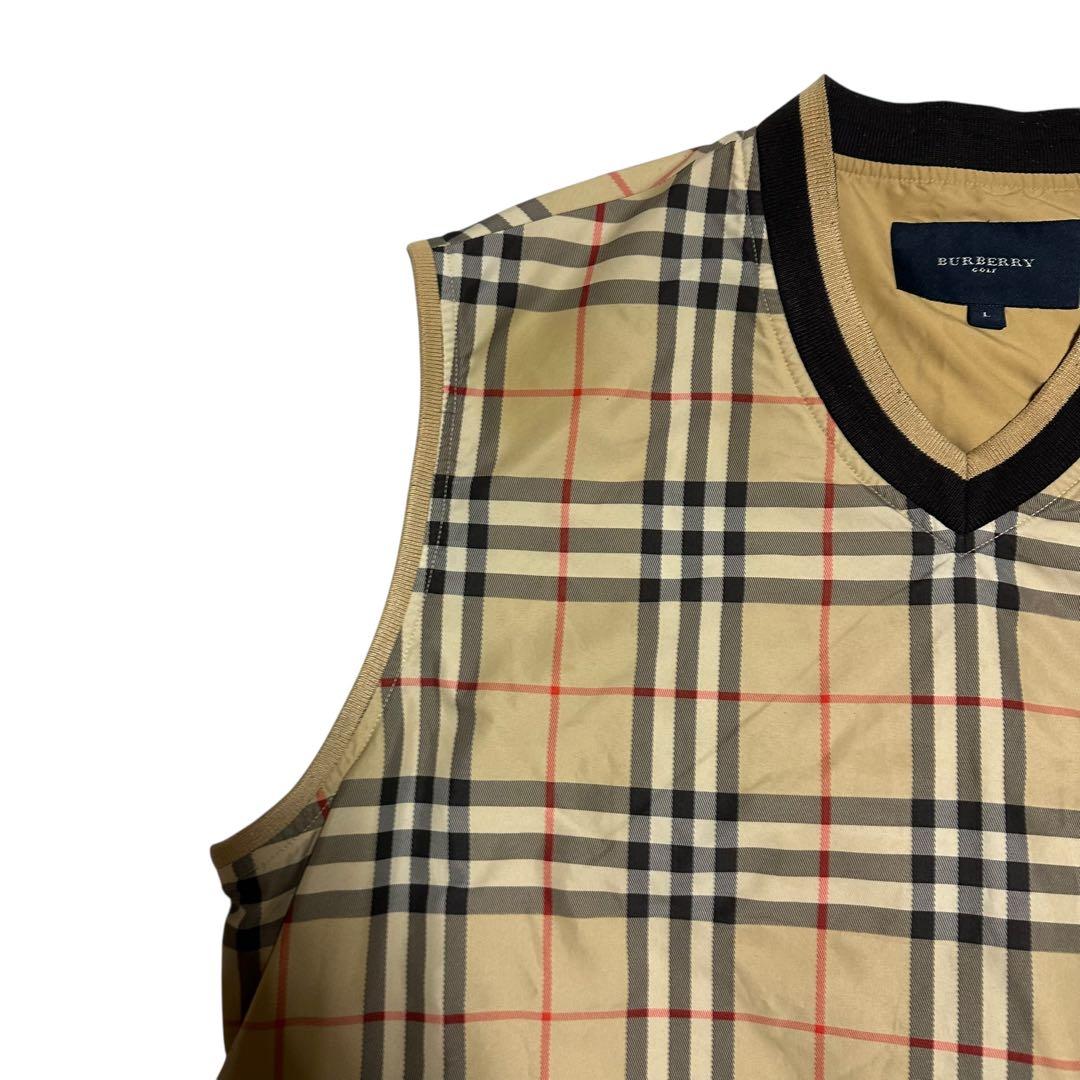 Burberry golf バーバリー ノバチェック ベスト Lサイズ