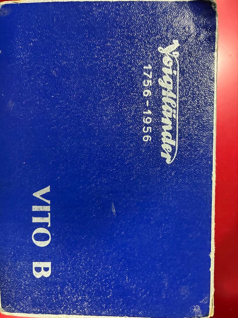 フォクトレンダー VITO Ｂ　本箱　取扱説明書　革ケースセット